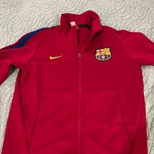 Nike Barcelona Soccer zip up jacket